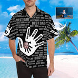 Custom Face Favorite Dad Palm Men's All Over Print Hawaiian Shirt