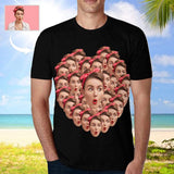 Custom Face Love Girlfriend Men's T-shirt
