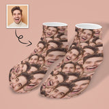 ¡¾Flash Sale¡¿Personalised Socks with Boyfriends Face Custom Seamless Photo Socks Low Cut Ankle Socks