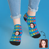 Custom Face Cute Socks Banana Personalized Pohto Socks Men's Ankle Socks