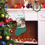 Custom Face Snowman Christmas Stocking