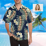 Custom Face Plants Men's All Over Print Hawaiian Shirt