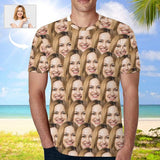 Custom Face Seamless Men's T-shirt