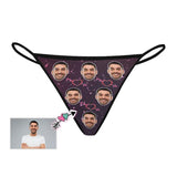 Custom Face Arrow Women's G-String Panties