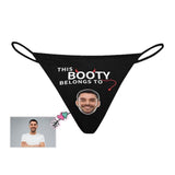 Custom Face Booty Belongs To Me Women's G-String Panties