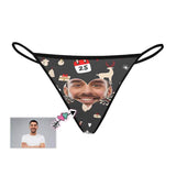 Custom Face Christmas Gift Women's G-String Panties