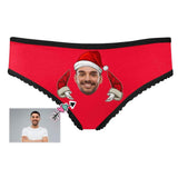 Custom Face Christmas Hug Women's Classic Briefs