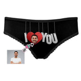 Custom Face I Love You Sign Women's High-cut Briefs