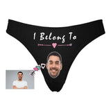 Custom Face Love Belongs Women's Classic Thong