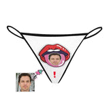 Custom Face Mouth Women's G-String Panties