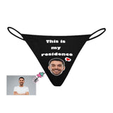 Custom Face My Residence Women's G-String Panties