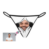 Custom Face Open Women's G-String Panties