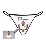 Custom Face Slingshot Women's G-String Panties