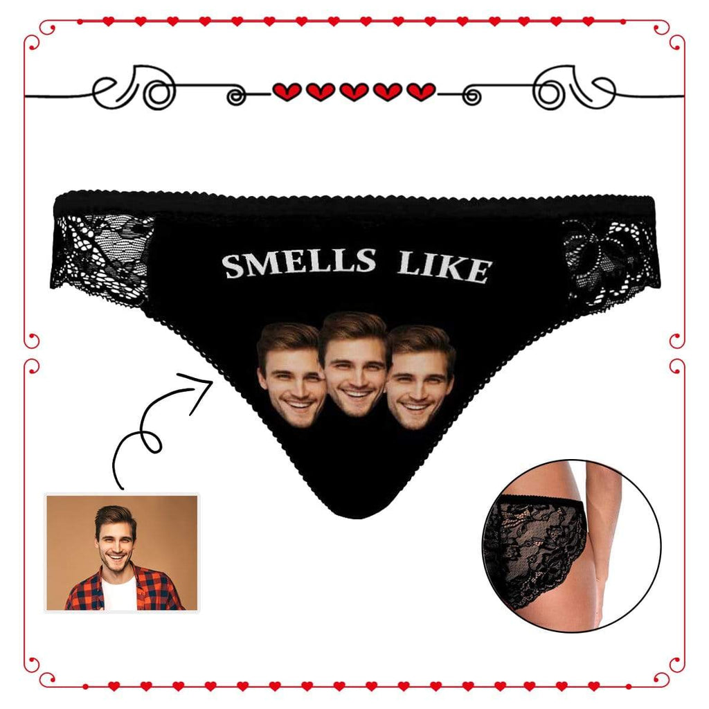 Custom Face Smell Women's Lace Panty