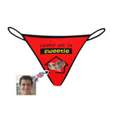 Custom Face Sweetie Women's G-String Panties