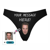 Custom Face&Text Women's Classic Thong