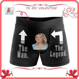 Custom Face The Legend Men's Boxer Briefs