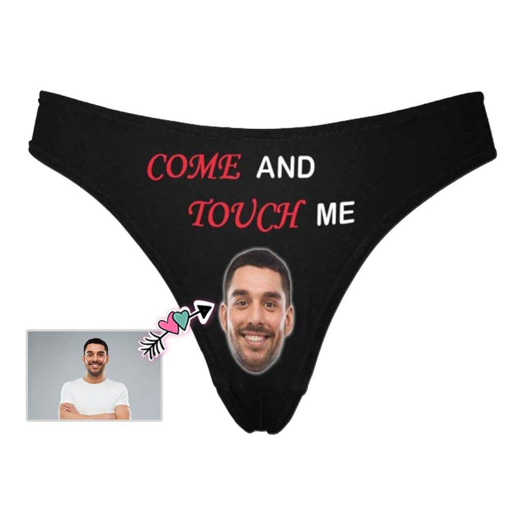 Custom Face Touch Me Women's Classic Thong
