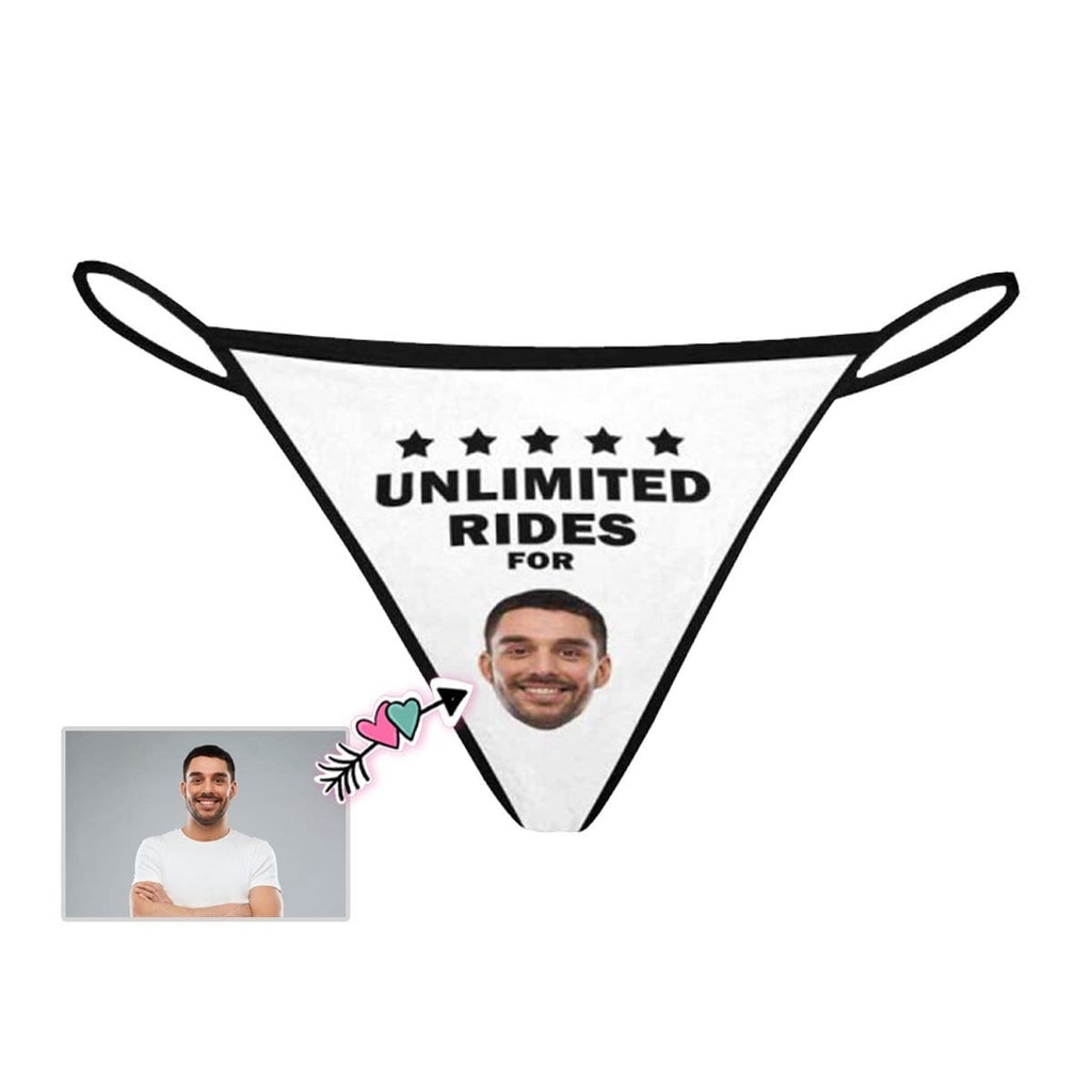 Custom Face Unlimited Rides Women's G-String Panties