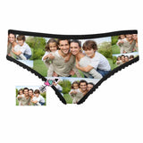 Custom Photo Splice Women's High-cut Briefs