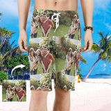 Custom Photo Family Men's All Over Print Beach Shorts