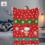 Custom Face Christmas Gift Ultra-Soft Micro Fleece Blanket