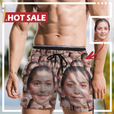 Custom Face Quick-Dry Swim Trunks Men's Bathing Suit