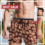 Custom Face Simple All You Quick-Dry Swim Trunks Men's Bathing Suit
