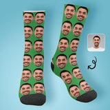 Custom Face Photo Various Colors Sublimated Crew Socks Personalized Picture Socks Unisex Gift for Men Women